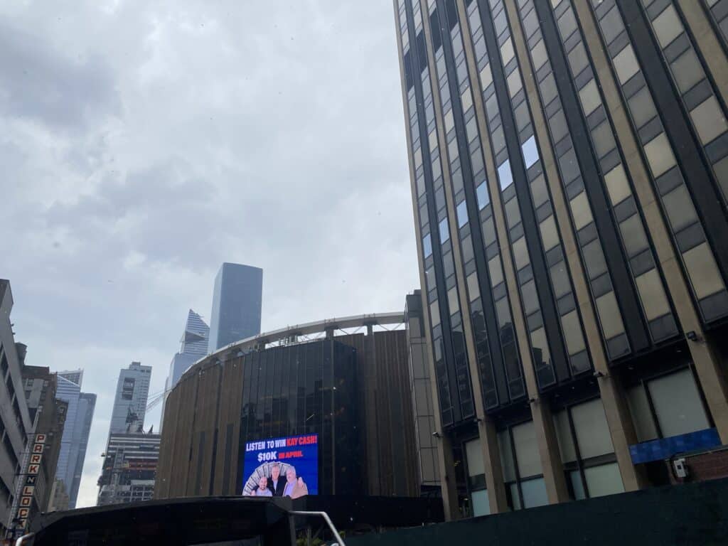 Madison Square Garden in Manhattan