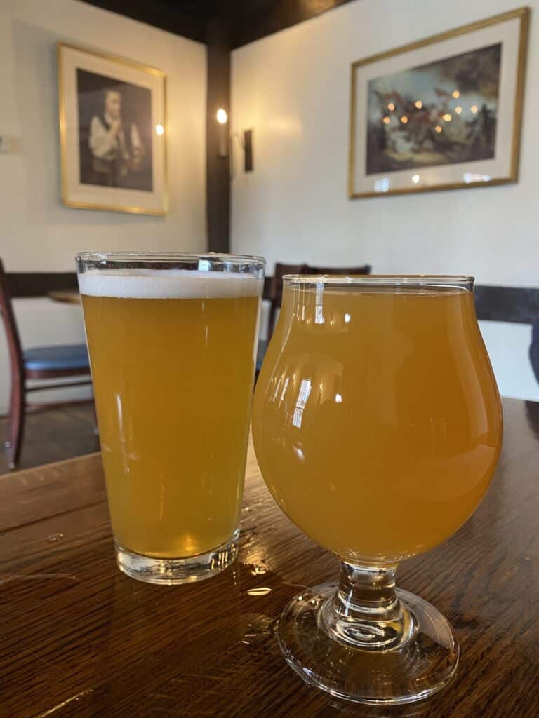 cider and ale from Warren's Tavern in Charlestown, Massachusetts