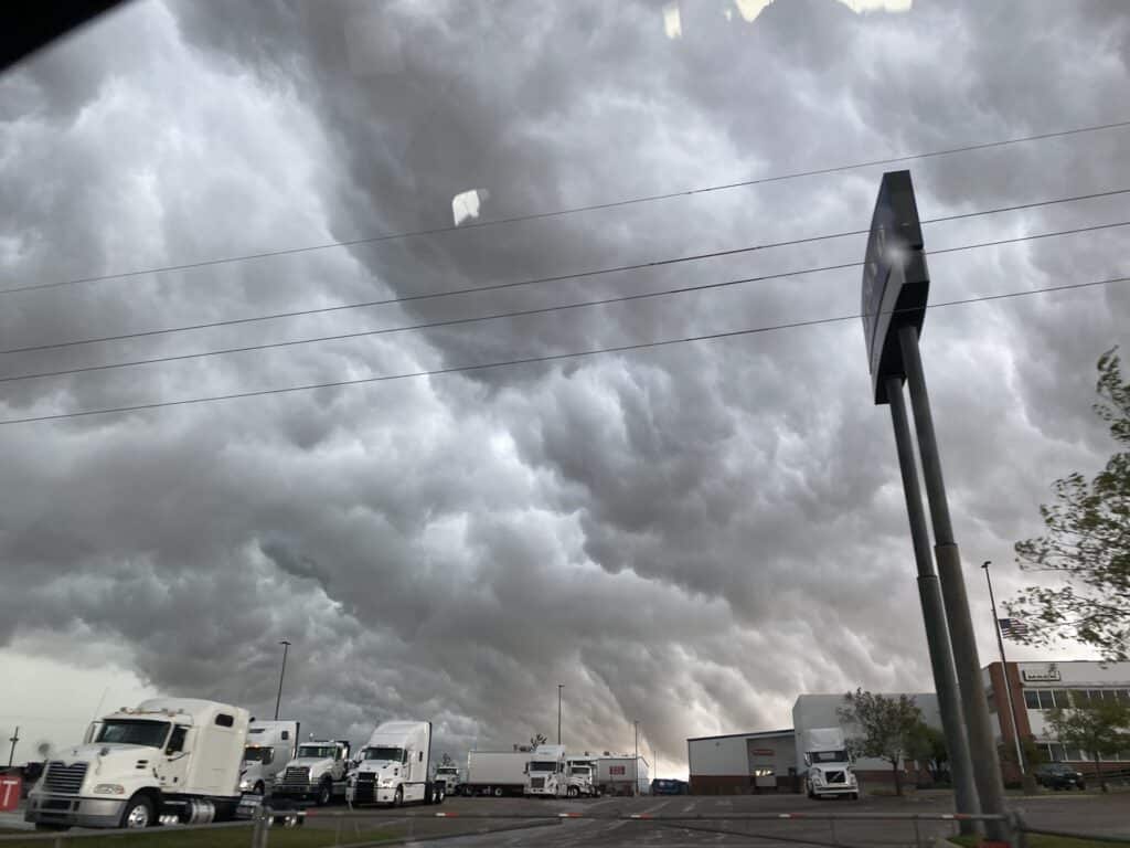 storm in Amarillo, Texas