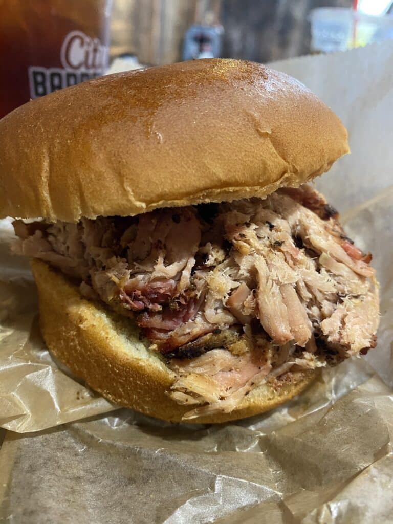 City BBQ - Dayton, Ohio - Pulled Pork Sandwich