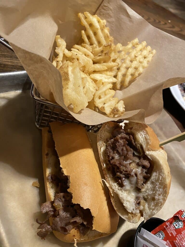 Philly Cheesesteak from Guy Fieri's Kitchen in The Poconos