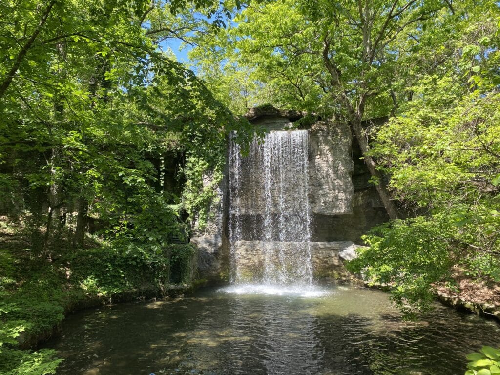 waterfall in Branson, Missouri