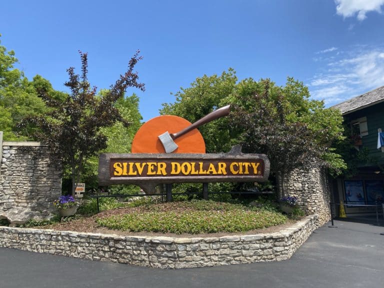 Silver Dollar City entrance sign