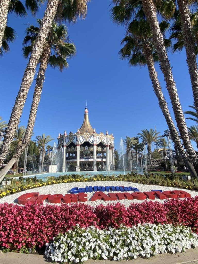California's Great America Theme Park entrance