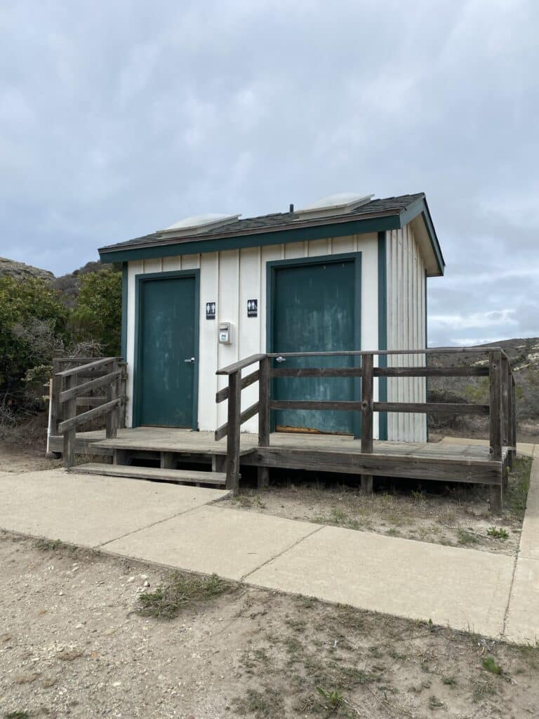 restrooms on Santa Rosa Island at Channel Islands National Park