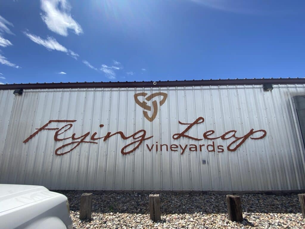 Flying Leap Vineyards - wine tasting in Elgin