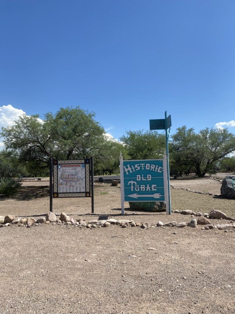 Historic Old Tubac sign