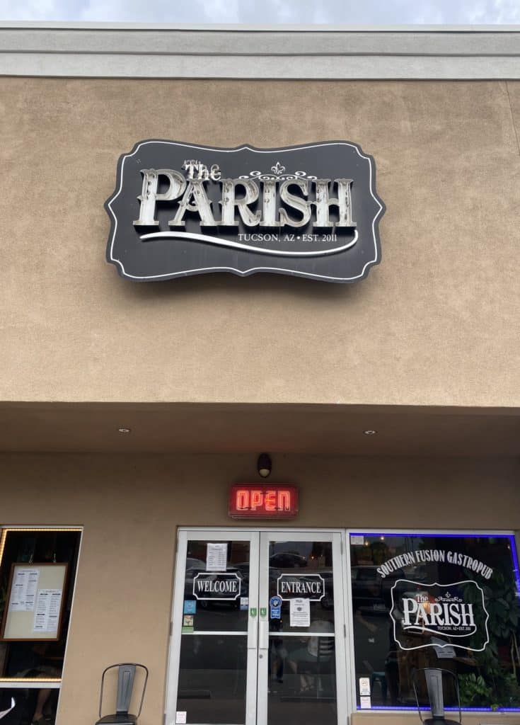 The Parish restaurant in Tucson