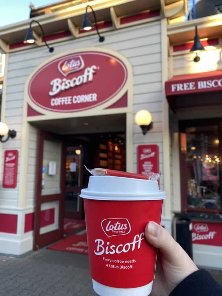 Biscoff Coffee Corner at Pier 39 in San Francisco