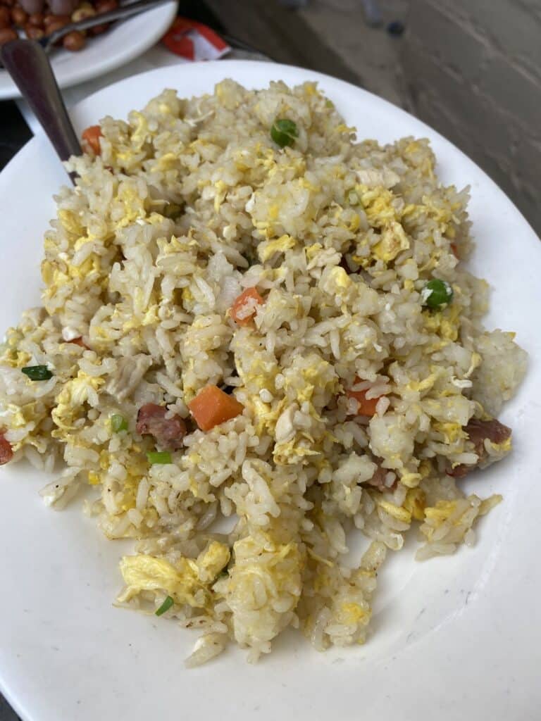 pork fried rice from Chinatown Restaurant in San Francisco
