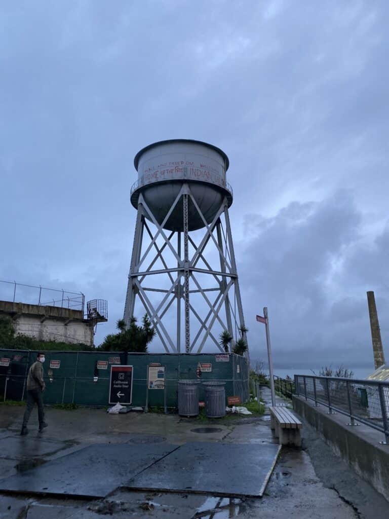 Alcatraz Island water tower