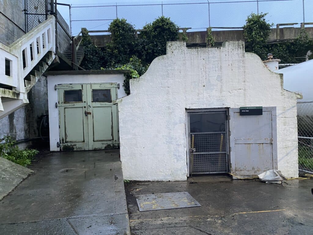 morgue on Alcatraz Island