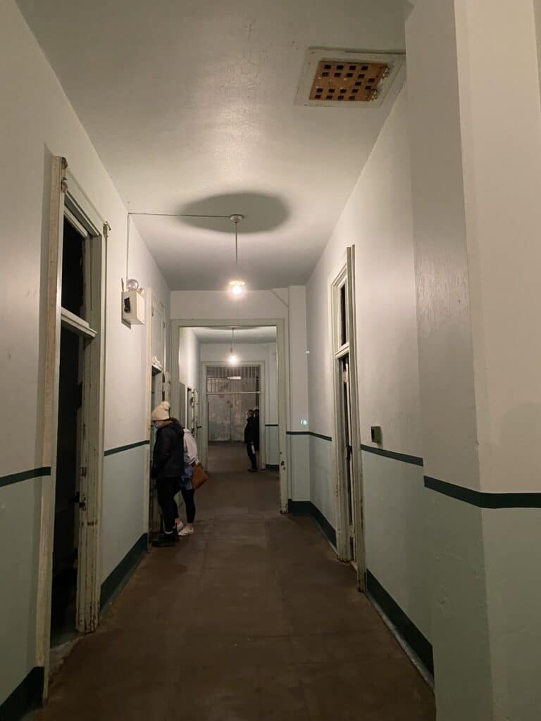 the hospital at Alcatraz Prison