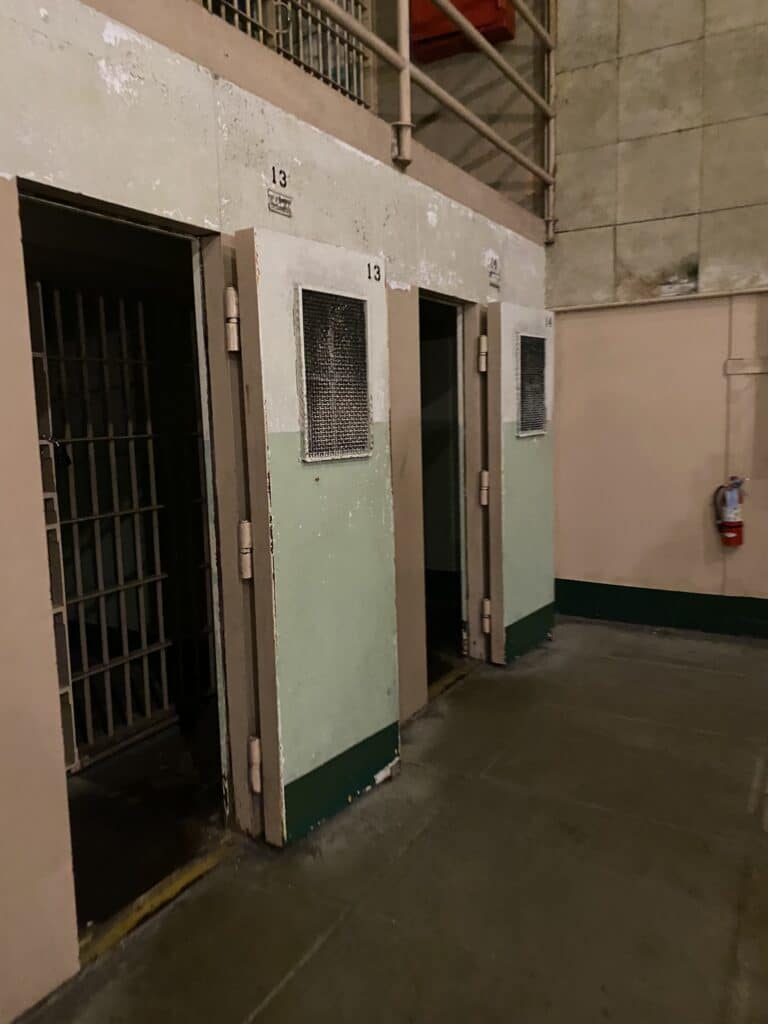solitary confinement cells at Alcatraz Prison