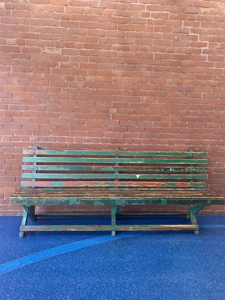 an original park bench from Griffith Park where Walt Disney got the idea for Disneyland