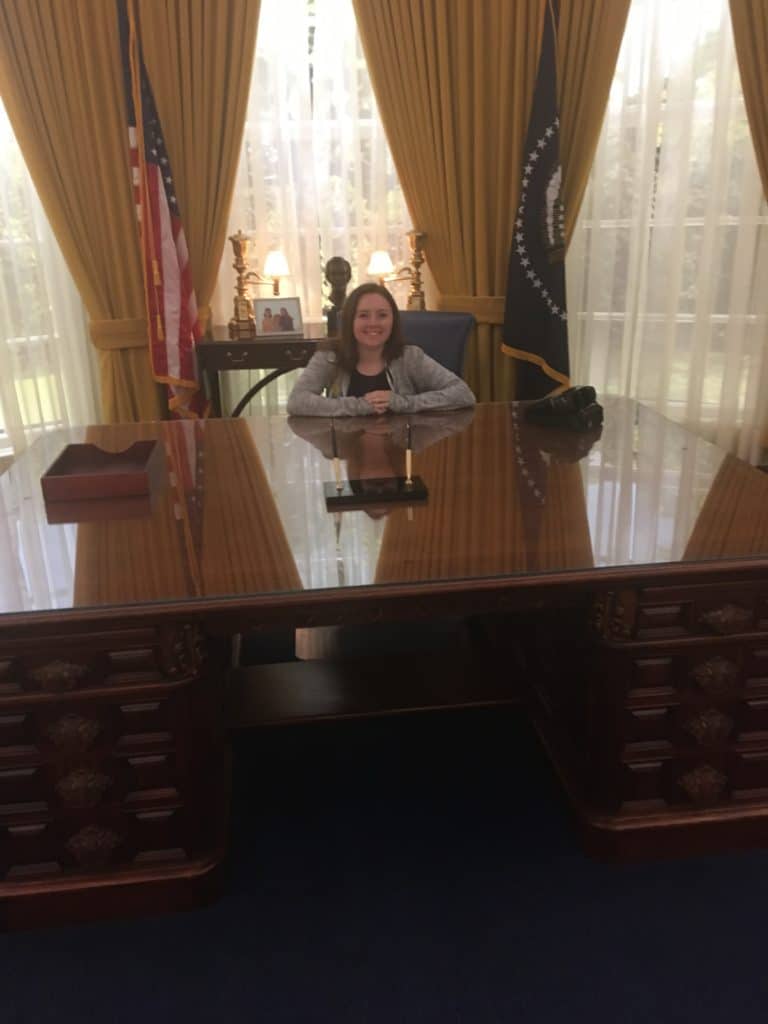 oval office at Richard Nixon Presidential Library