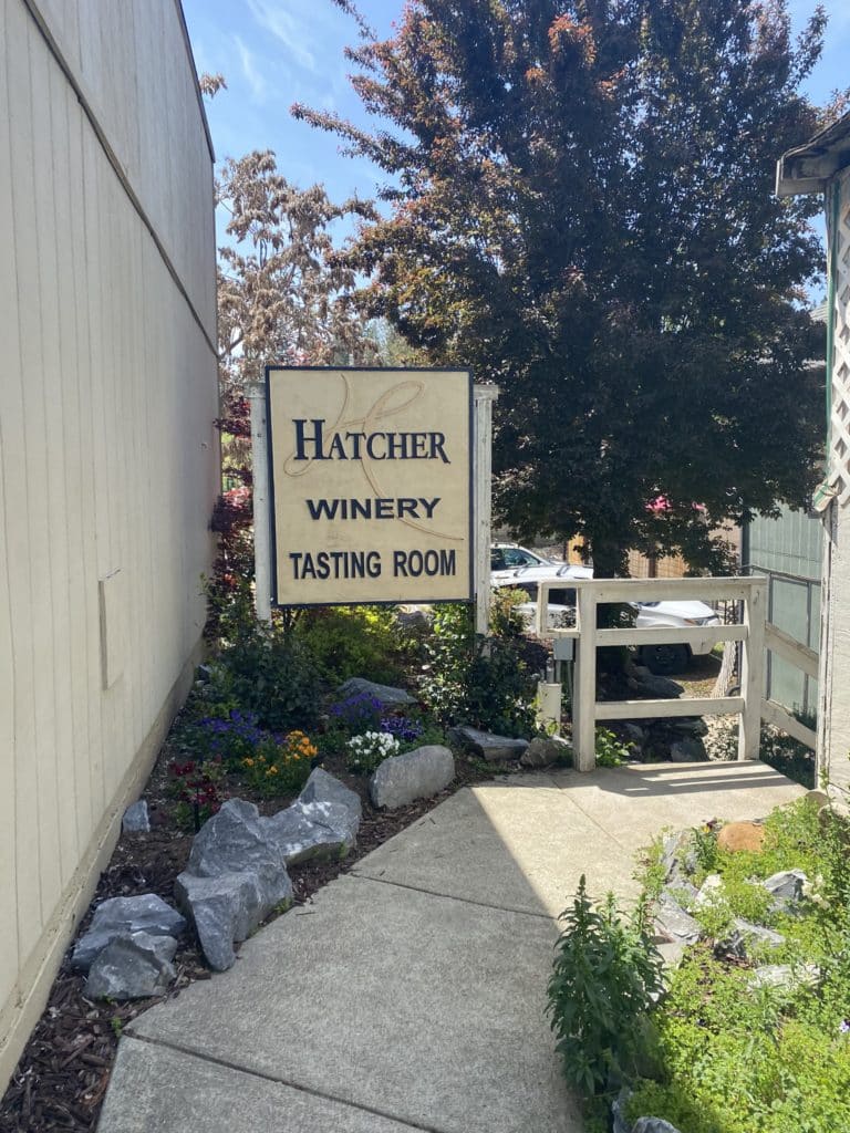 Hatcher Winery in Downtown Murphys