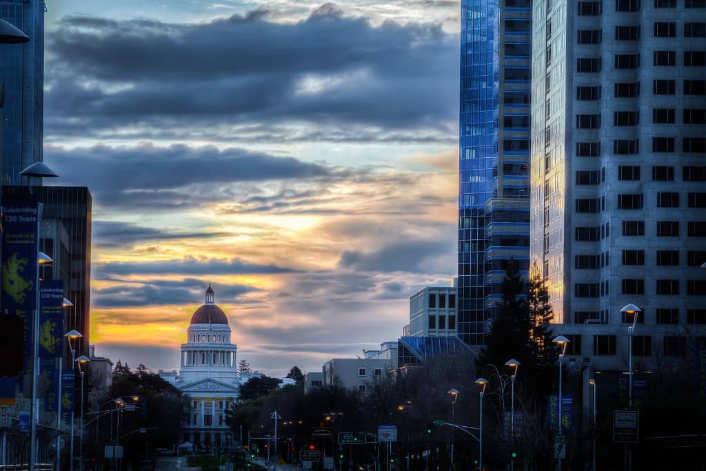 Best Chinese Restaurants in Sacramento - view of downtown and the capitol 
