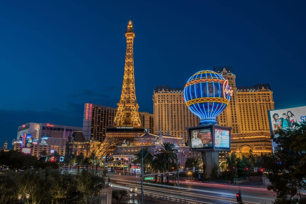 Las Vegas Strip - Paris Las Vegas - Best Cities For Casinos and Gambling