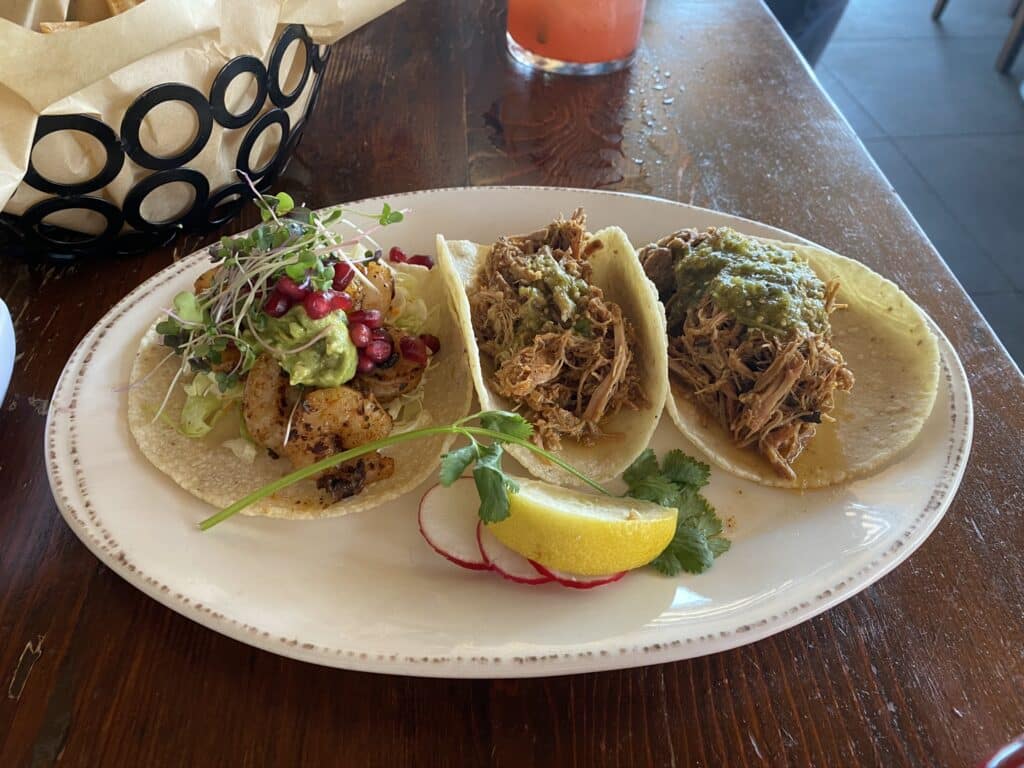 Ola Mexican Kitchen in Huntington Beach, California one of the best Mexican restaurants in Orange County - Taco Plate