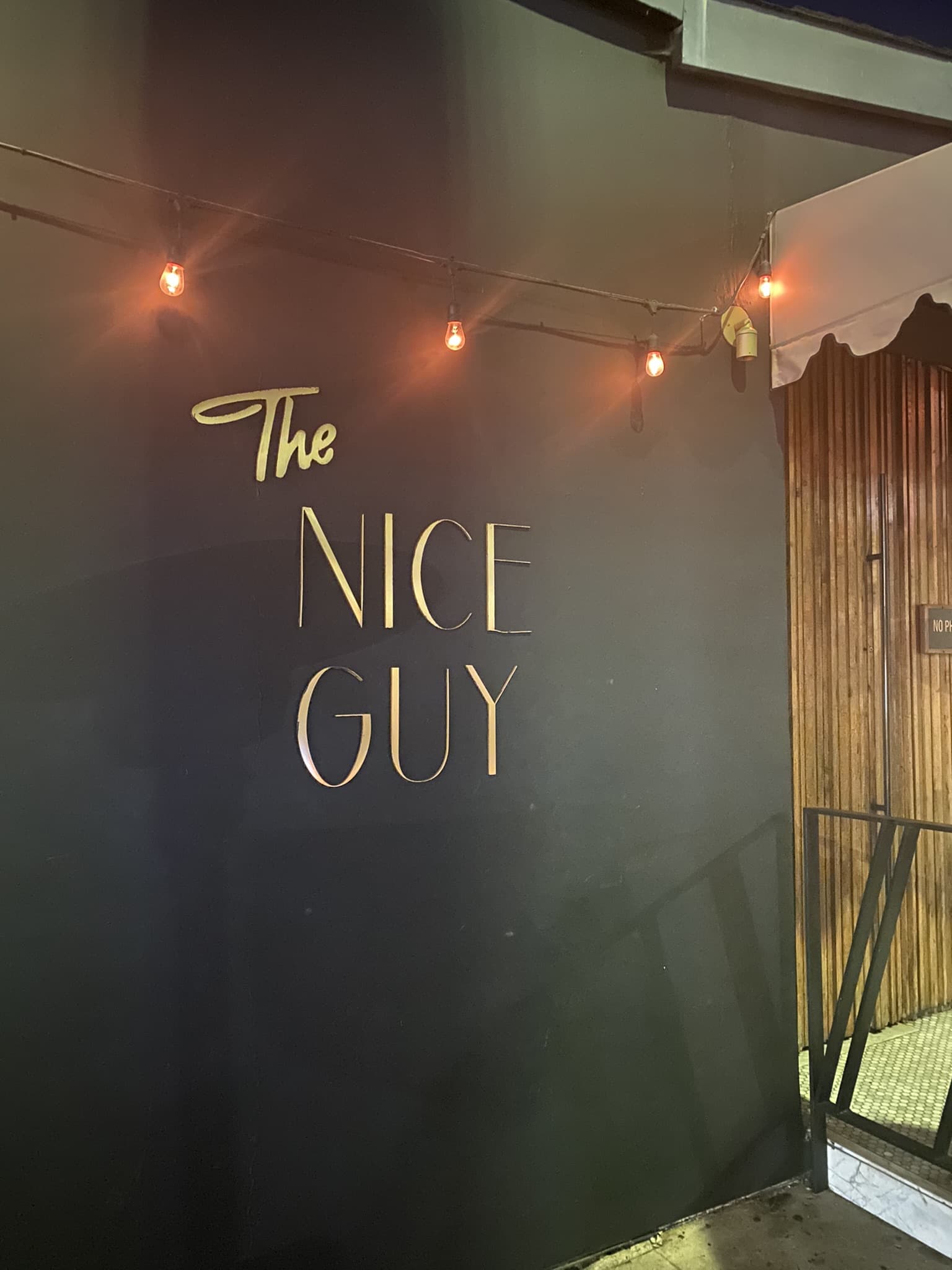 The Nice Guy restaurant in LA