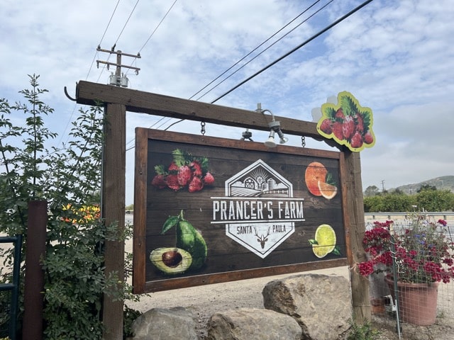 Sunburst Rail Bikes in Santa Paula, California - Prancer's Farm - welcome sign