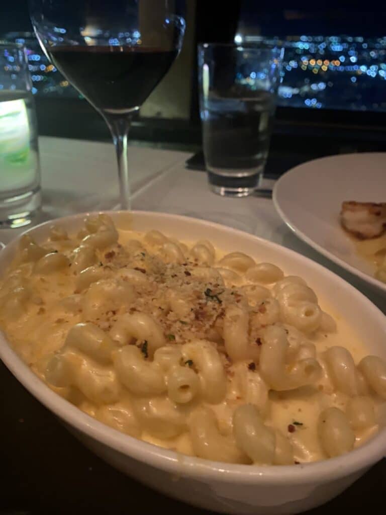 Chart House at the Tower of the America's in San Antonio - Mac n Cheese