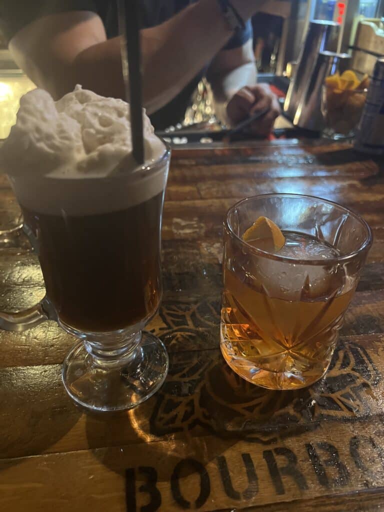 Hopscotch Tavern in Downtown Fullerton - Irish Coffee and Old Fashioned