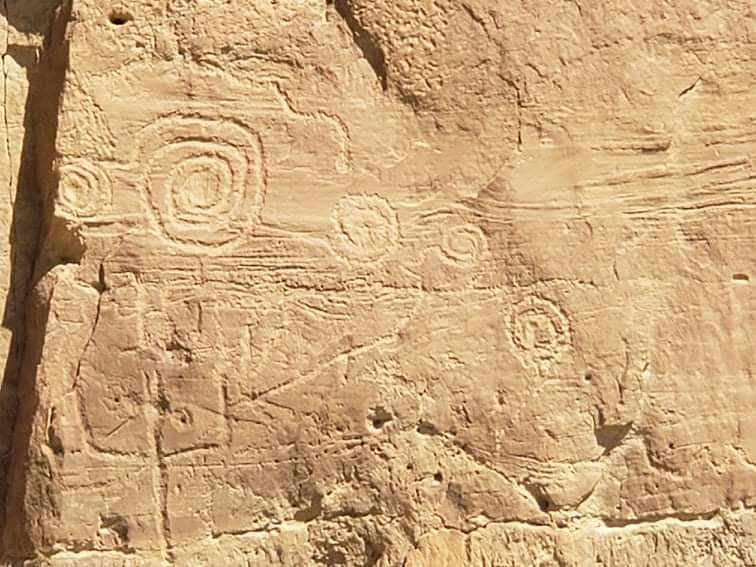 petroglyphs at Chaco Culture National Historical Park