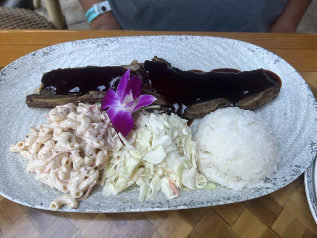 Hawaiian Platter from Trader Sam's Enchanted Tiki Bar at Disneyland Hotel