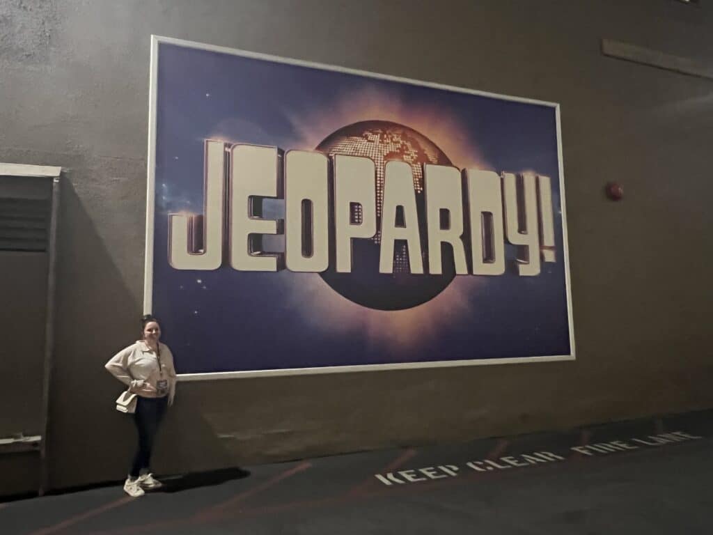 Jeopardy sound stage at Sony Studios