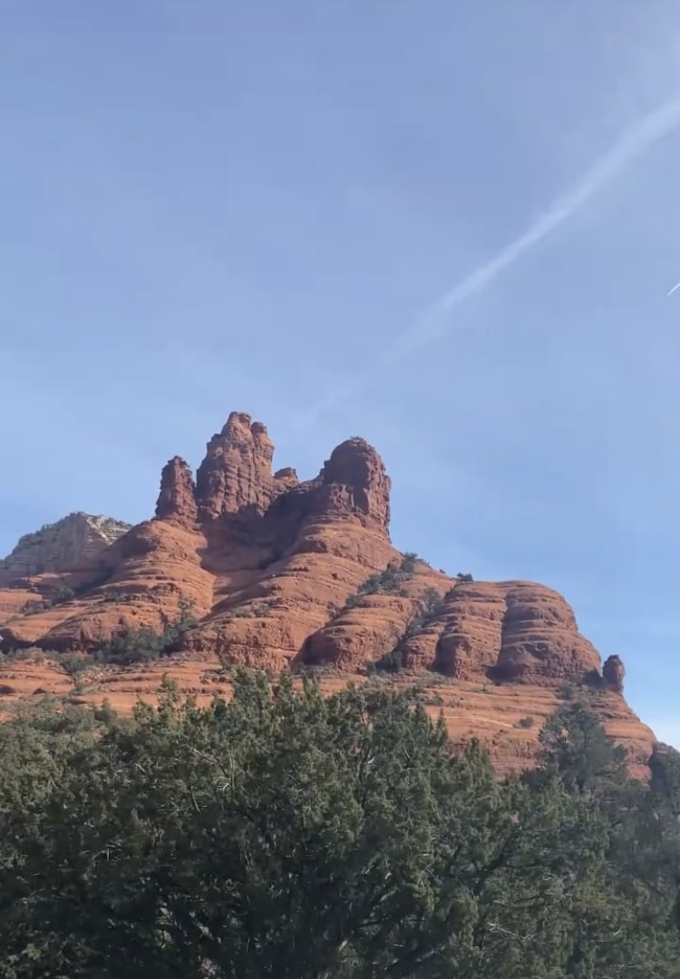 red rock formations in Sedona, Arizona