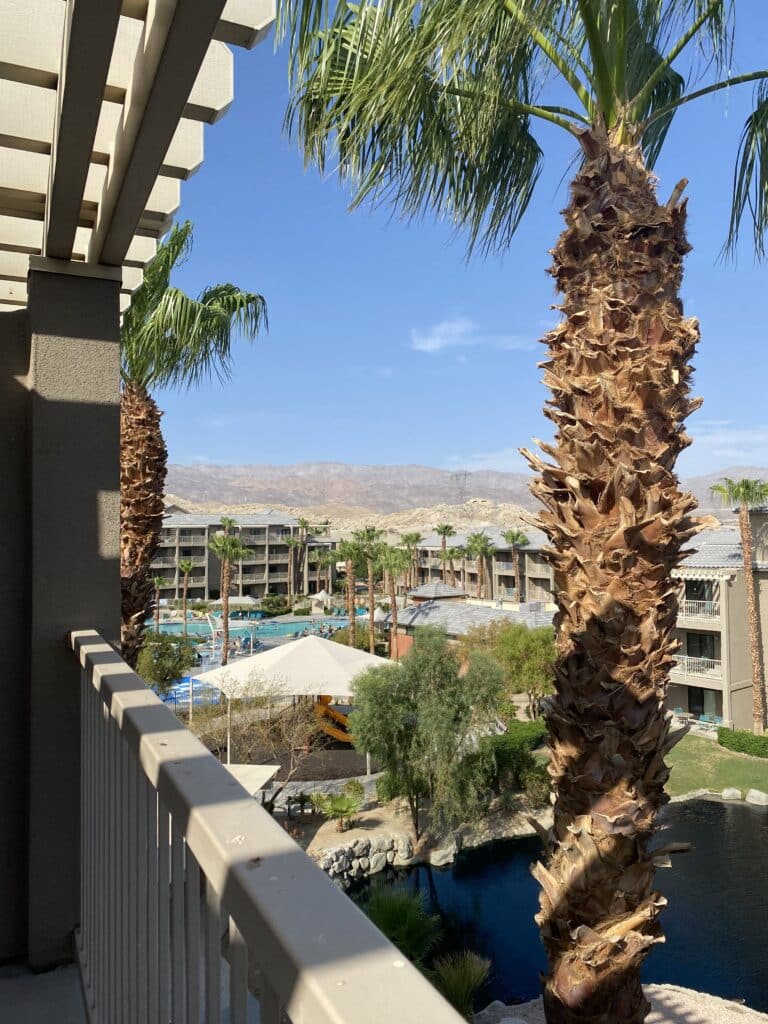 view from room at WorldMark Indio