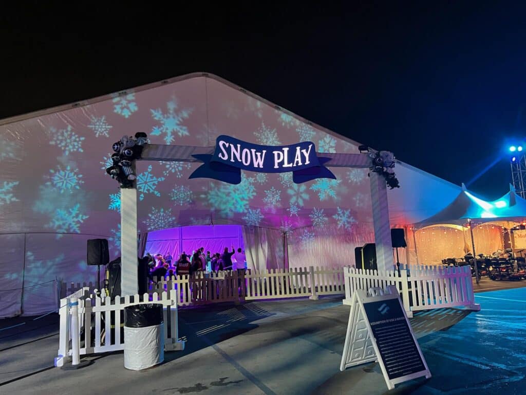 Snow Play at Winter Fest