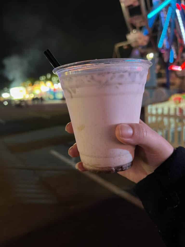 iced cocktail from Winter Fest