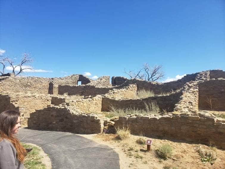 self guided walking trail at Aztec Ruins National Monument