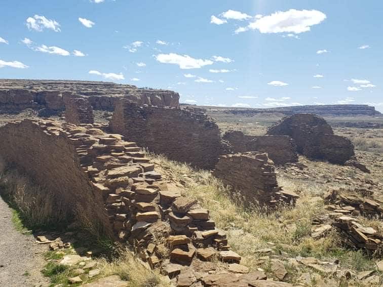Chetro Ketl trail and ruins at Chaco Culture National Historical Park