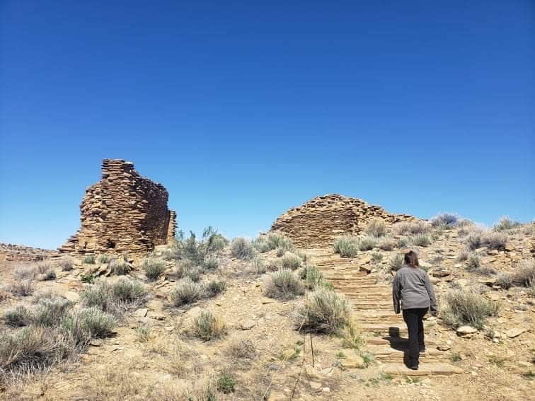 Una Vida trail at Chaco Culture National Historical Park