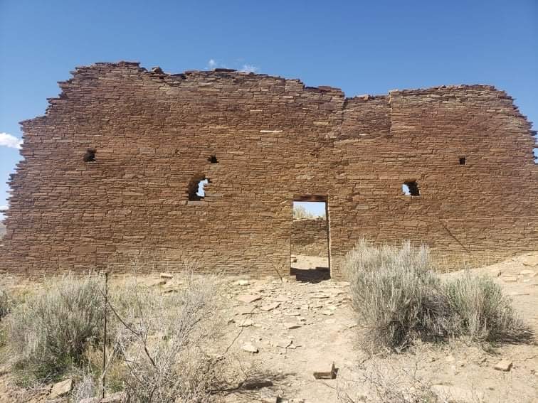 Una Vida facade at Chaco Culture National Historical Park 