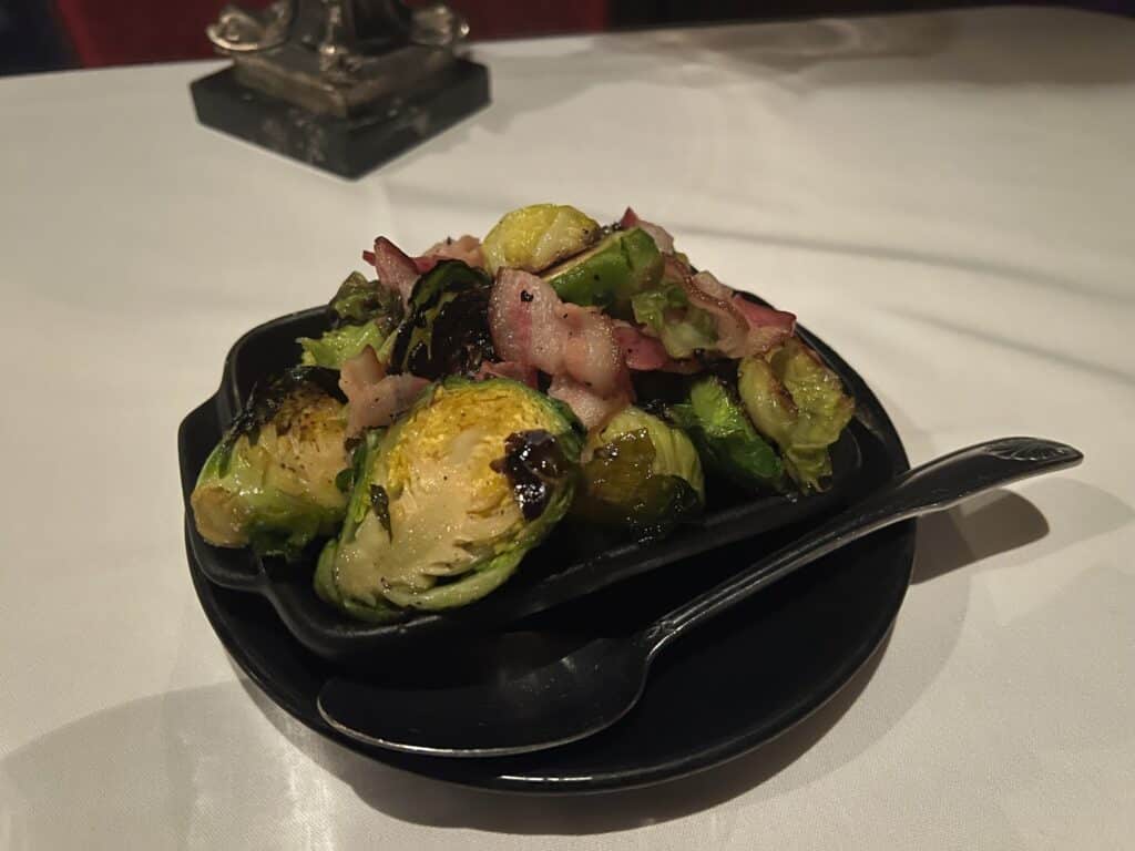 brussels sprouts with bacon and maple syrup