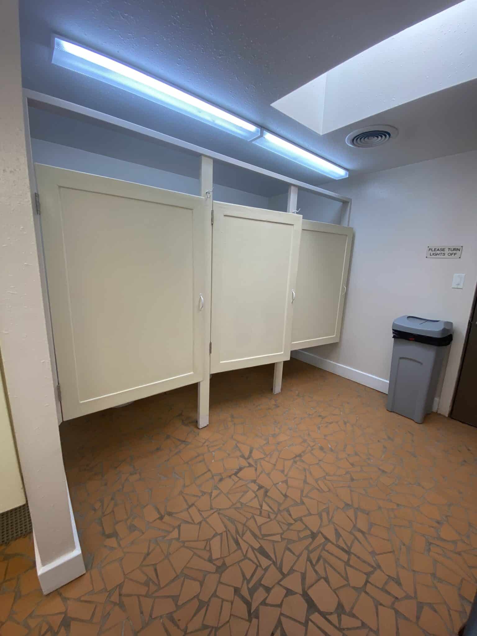 bathroom stalls