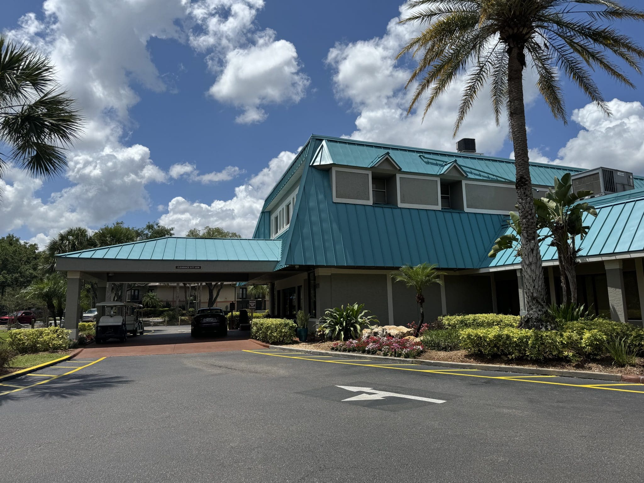 main lobby, check in building