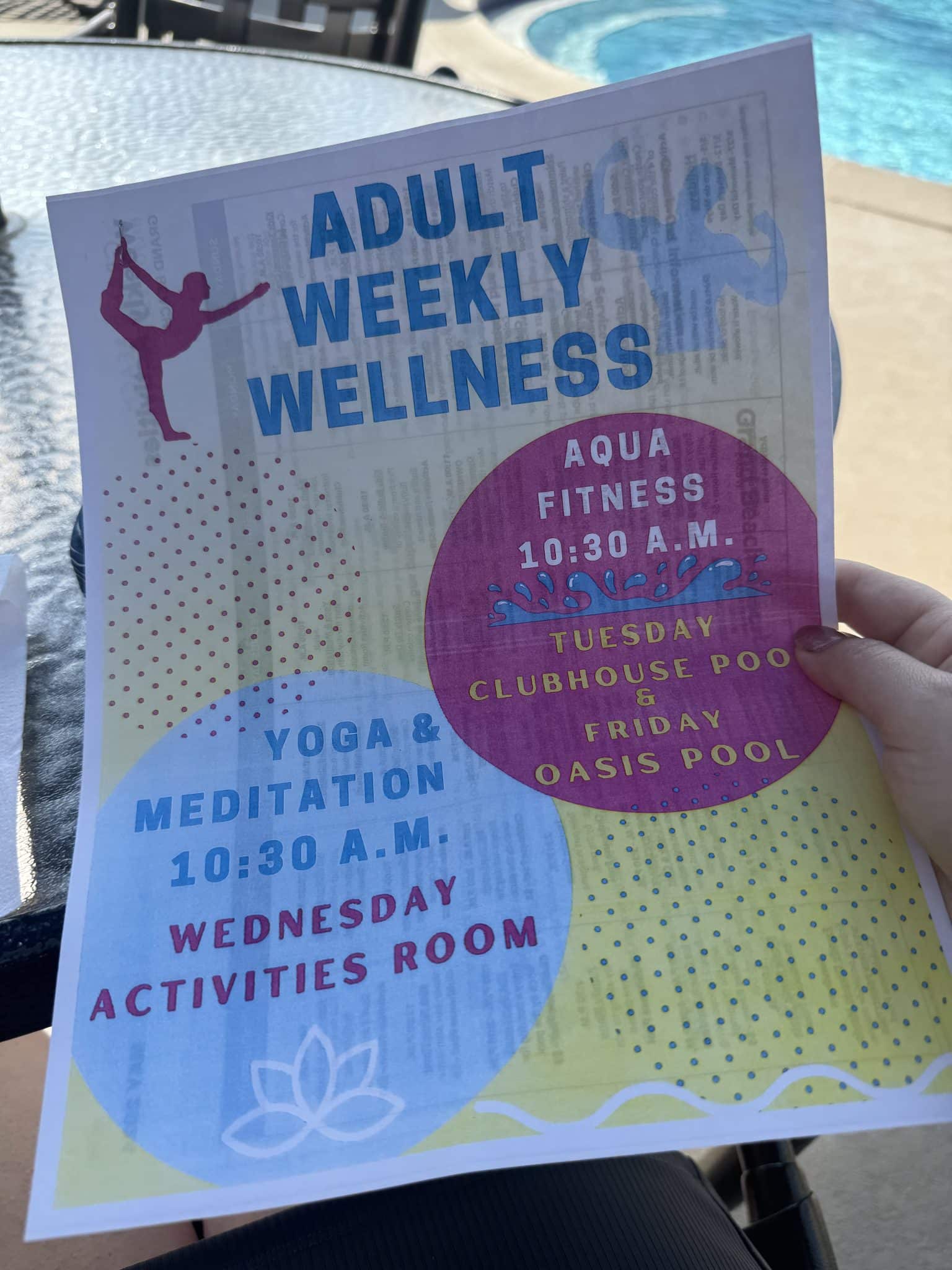 wellness activities flyer