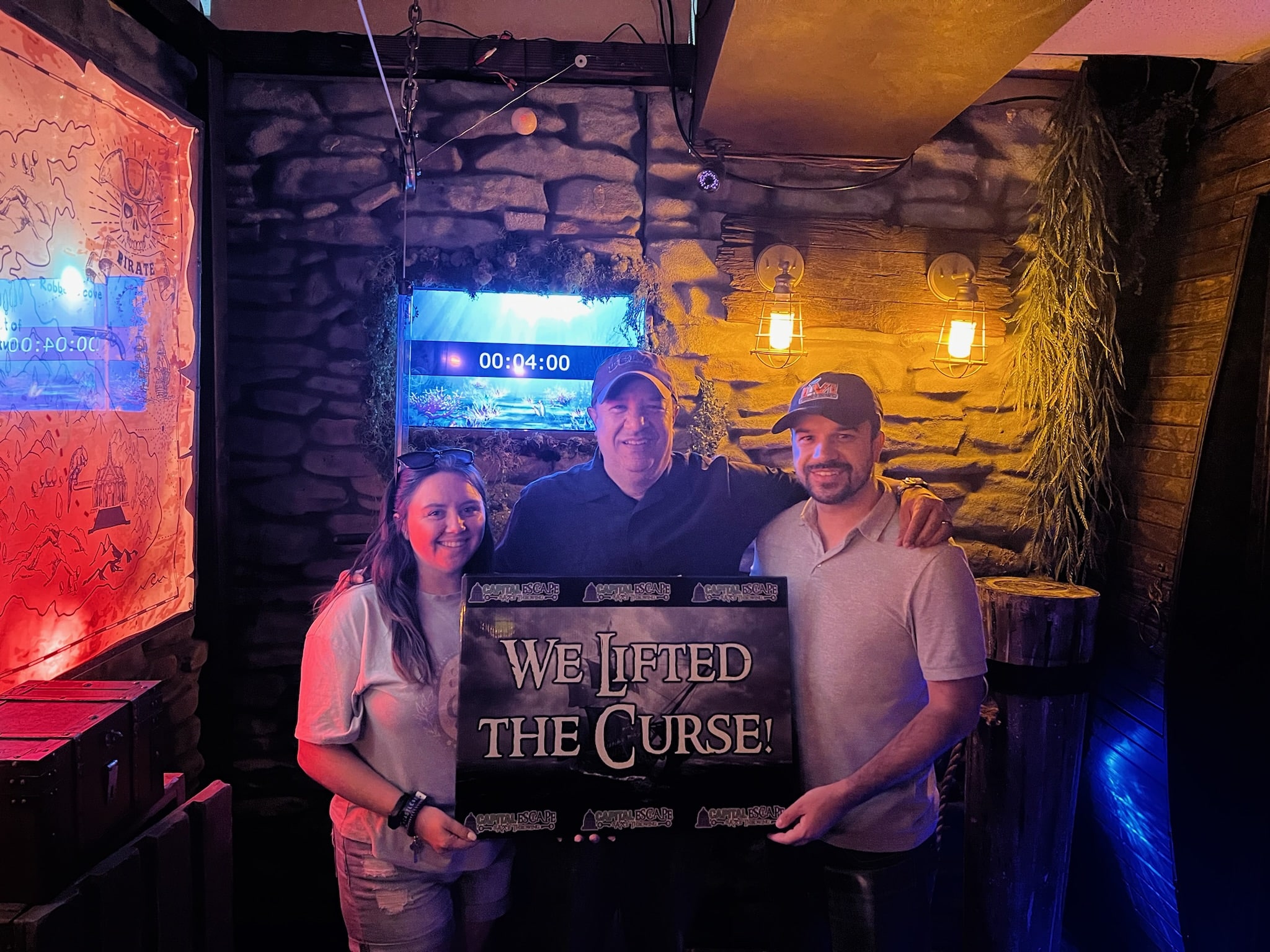 Capital Escape & Axe Throwing pirate themed escape room