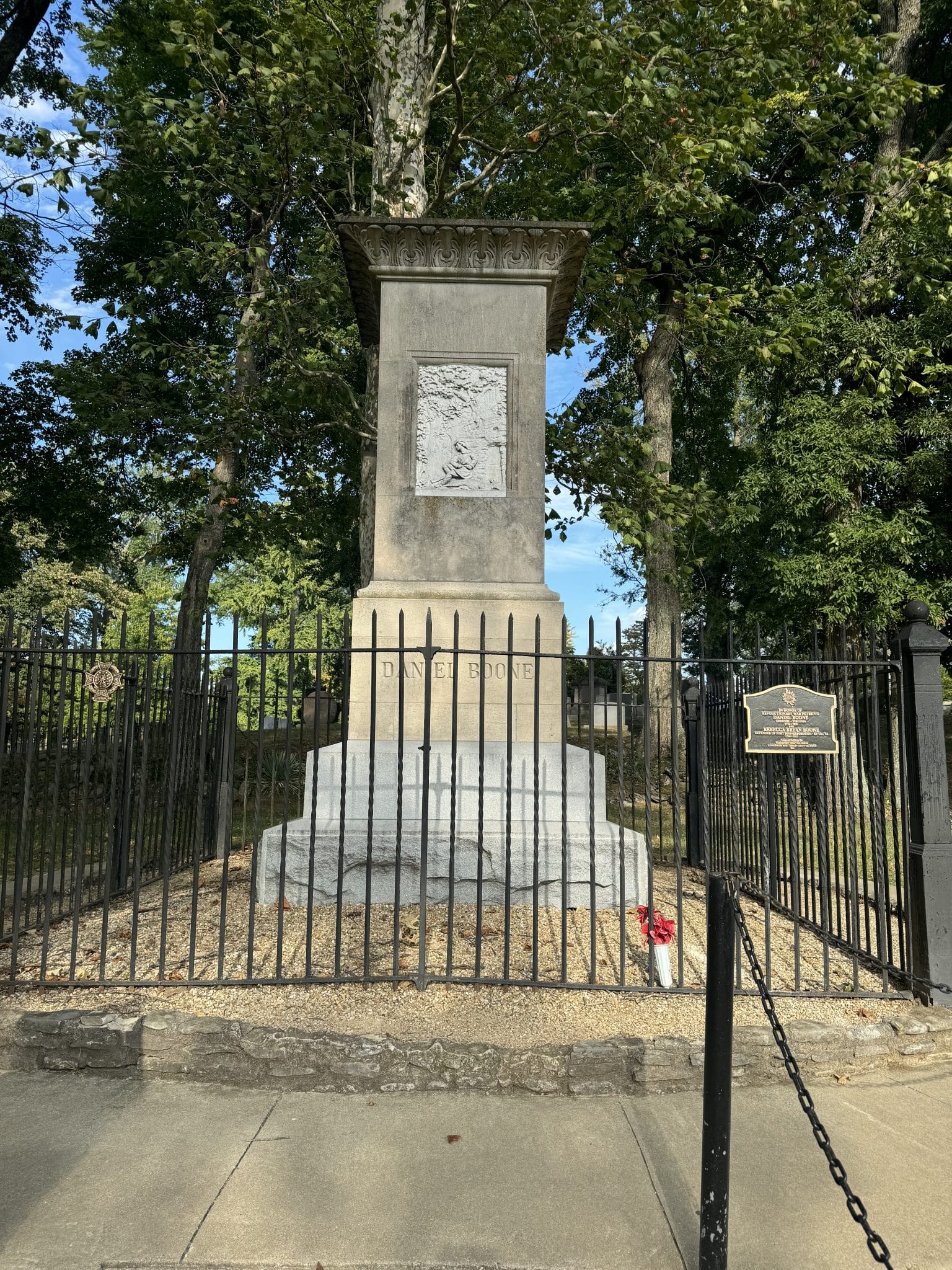 Daniel Boone's grave site