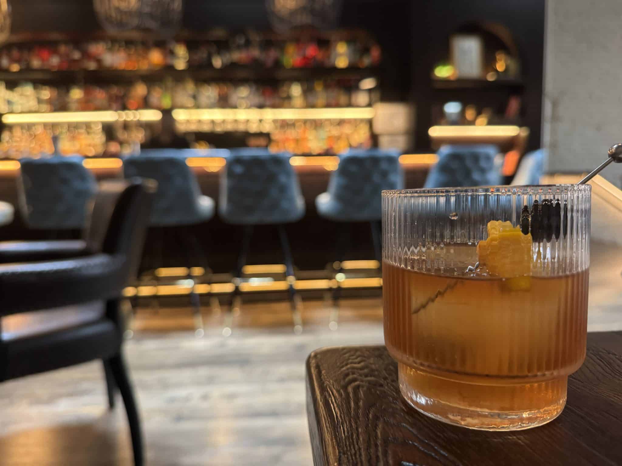 Old Fashioned from Scholar restaurant in Grand Rapids