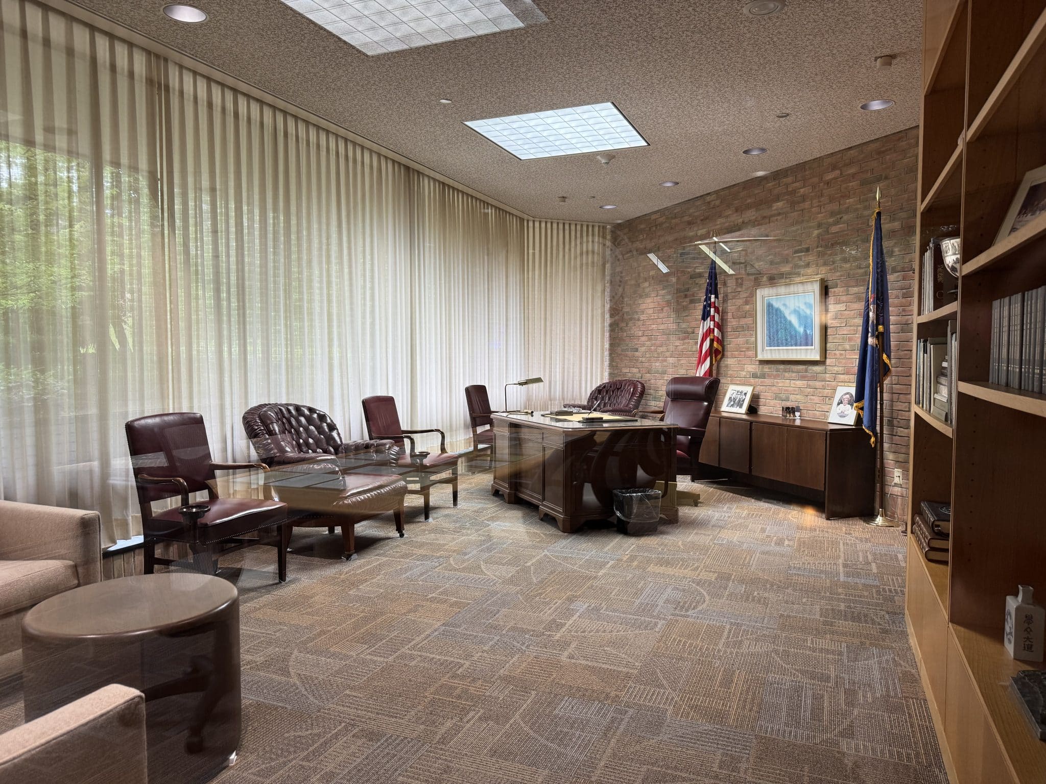 Gerald Ford's office at his presidential library in Ann Arbor