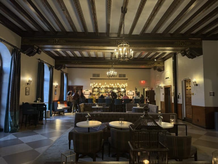 historic 1920s hotel bar